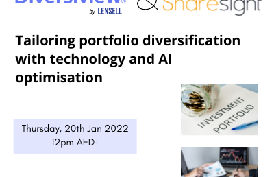 Tailoring portfolio diversification with technology and AI optimisation – webinar