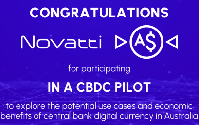 Novatti participates in CBDC pilot with Digital Finance Cooperative Research Centre and the RBA